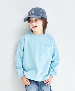 【綿100%】胸ポケット ベーシック シンプル 長袖 Tシャツ