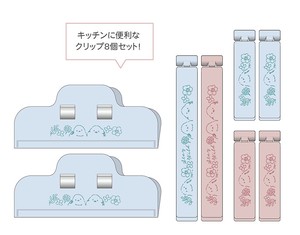 キッチンクリップアソートセット　シマエナガ6・小花