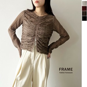 Pre-order Cardigan Front Openwork Cut-and-sew [2025 NEW]