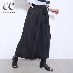 2025SS　脇プリーツワイドパンツ　2025新作　Economico