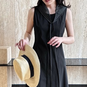 u27051 レディース  ワンピース ロング丈 韓国風 2025春夏新作 ノースリーブ ベスト Aライン