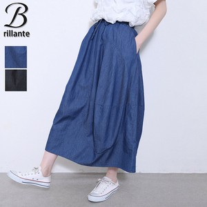 デニムバレルスカート 薄ふわ　2025ss春夏　BRILLANTE東京（82367）