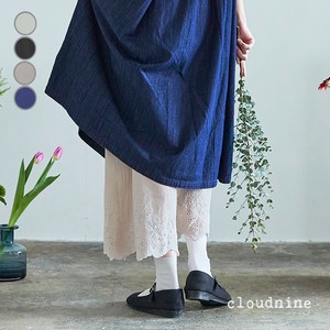 【2025 新作】裾刺繡8分丈ぺチパンツ