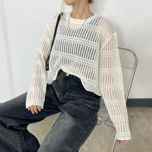Sweater/Knitwear Summer Knit Knit Tops Openwork [2025 NEW]