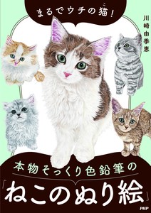 本物そっくり色鉛筆の「ねこのぬり絵」