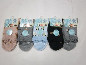婦人綿混ミセス柄ソックス