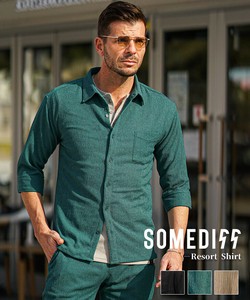 Button Shirt Casual 7/10 length