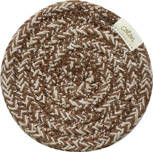 coton ラウンドコースターBROWN