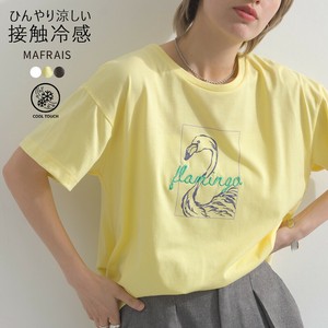 T 恤/上衣 冷感 刺绣 印花 春夏