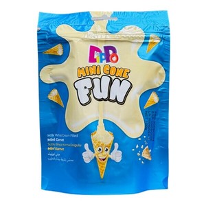 DIPPO　ミニコーンウエハース　ミルクホワイトクリーム70g クッキー 菓子