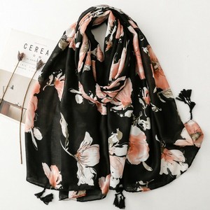 披肩 披肩 花朵 男女兼用