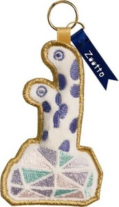 zootto 刺繍バッグチャーム チンアナゴ ZBC-1506