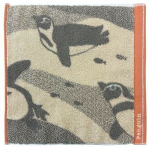 日本製 Zootto アートハンカチ ペンギン ZJH-702
