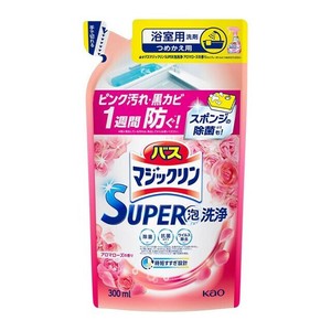 バスマジックリン　SUPER泡洗浄　アロマローズの香り　つめかえ用 300ml