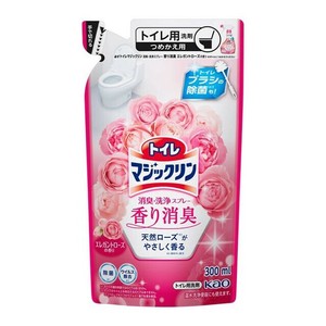トイレマジックリン消臭・洗浄スプレー　香り消臭　エレガントローズの香り　つめかえ用 300ml