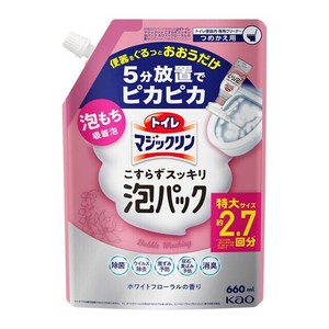 トイレマジックリン　こすらずスッキリ泡パック　ホワイトフローラルの香り　つめかえ用 660ml
