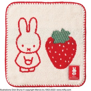 miffy ミッフィー　ディック・ブルーナ　ミッフィーストロベリー ミニタオル