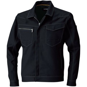 桑和 9663 長袖ブルゾン 3Lサイズ ブラック(4) SOWA