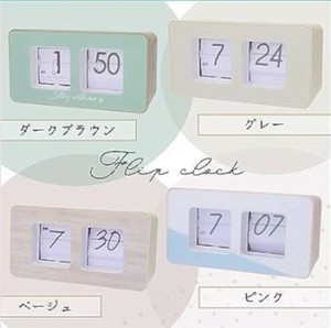 パタパタクロック　置き 日めくりレトロ【PTC001】