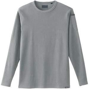 桑和 50712 長袖Tシャツ Mサイズ グレー(7) G.GROUND
