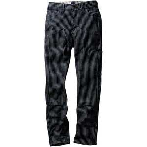 桑和 1472-08 カーゴパンツ(ノータック) Sサイズ ストライプ(910) Dandy Dad