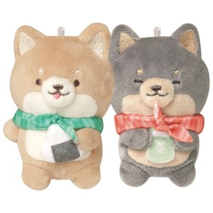 ■2025SS　新作■　ニコぬいキーホルダー　茶しば＆黒しば