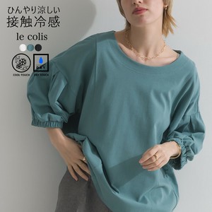 T-shirt Puff Sleeve Cool Touch 5/10 length [S/S NEW]