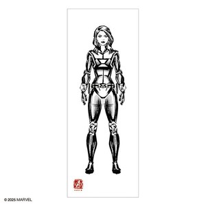 Tenugui Towel MARVEL Stand Tenugui Bell Black Widow Made in Japan