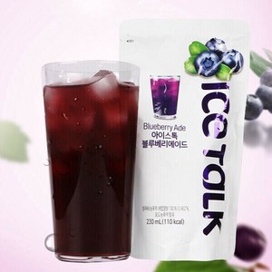 ICETALK ブルーベリーエード 230ml アイストーク 韓国飲料 パウチ