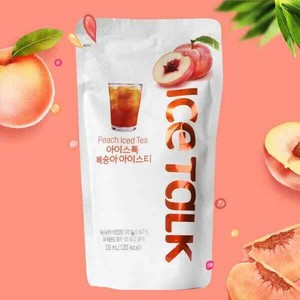 ICETALK ピーチアイスティー 230ml  アイストーク 韓国飲料 パウチ
