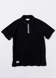 桑和 1715-51 ポケット付半袖ポロシャツ Sサイズ ブラック(4) BEAMS DESIGN