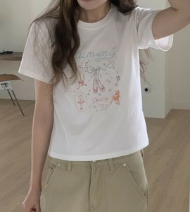 【2025春夏新作】バレエプリントTシャツ