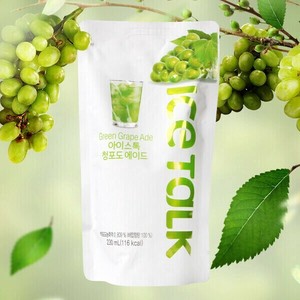 ICETALK マスカットエード 230ml アイストーク 韓国飲料 パウチ