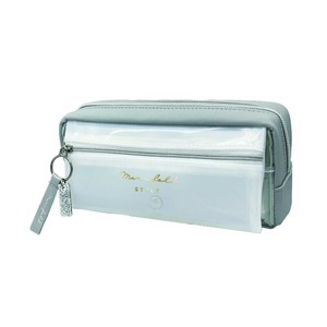 フラップポケット付きBOXペンケース