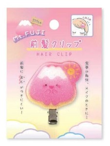 前髪クリップ 富士山ピンク KC45-79