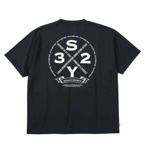 SY32 by SWEET YEARS ビッグサイズ メンズ サークルロゴバックプリント半袖Tシャツ ブラック  3L 4L 5L 6L