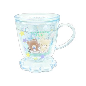 カフェ型グリッターカップ