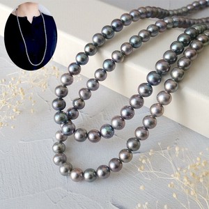 Gemstone Necklace Peacock 85cm Made in Japan