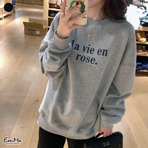 スウェット アルファベット 韓国風 春 秋  カジュアル 【2025新作】EH1728