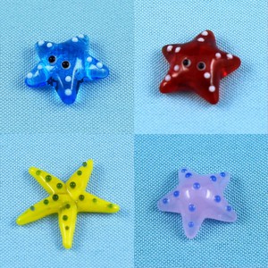 [ガラス細工]カラフルヒトデシリーズ