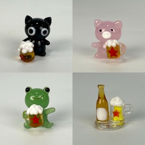 [ガラス細工]生ビールアニマルシリーズ