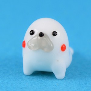 [ガラス細工]白アザラシ