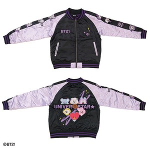 BT21 Jacket Sukajan Jacket Purple