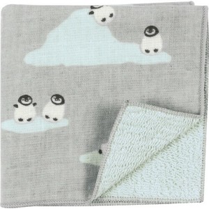[SD Gathering] HAMAMONYO Towel Handkerchief Penguin Good Friends Made in Japan