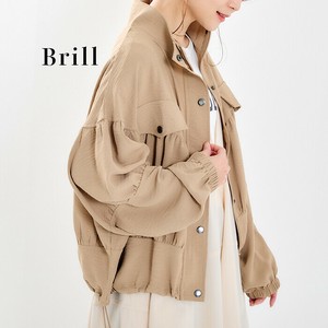短款夹克 褶边/木耳边 束腰夹克