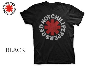 RED HOT CHILI PEPPERS ASTERISK LOGO DISTRESSED TEE 22146