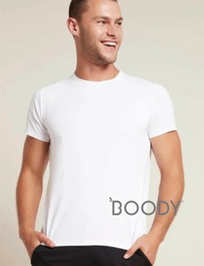 〈アパレル〉【BOODY（ブーディー）】メンズクルーネックTシャツ　ホワイト