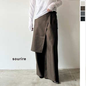 Full-Length Pant Wrap Skirt [2025 NEW]