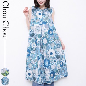 花柄 ノースリーブ ワンピース  2025人気 chou chou東京