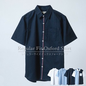 【25SS新作】オックス 前立てトリコテープ レギュラーサイズ 半袖シャツ
